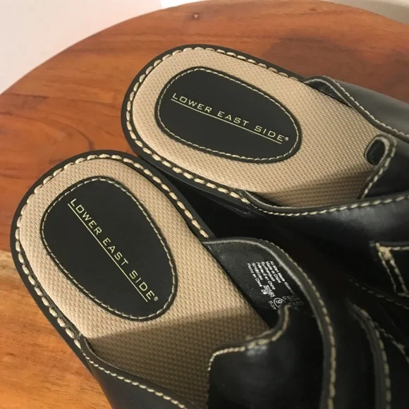 Vintage Y2K 2000’s Lower East Side Black Heel Out Platform Size 9.5 293 - Picture 10 of 12